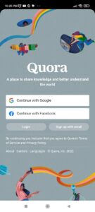 how to make an account on quora