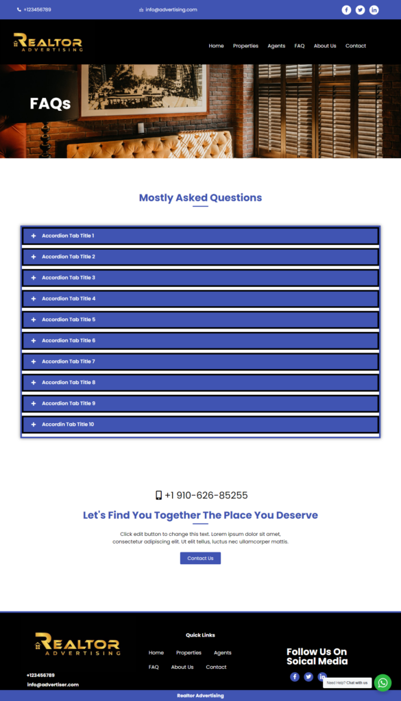 Faq Page